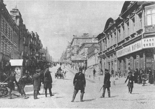 Центр Киева, начало ХХго века.