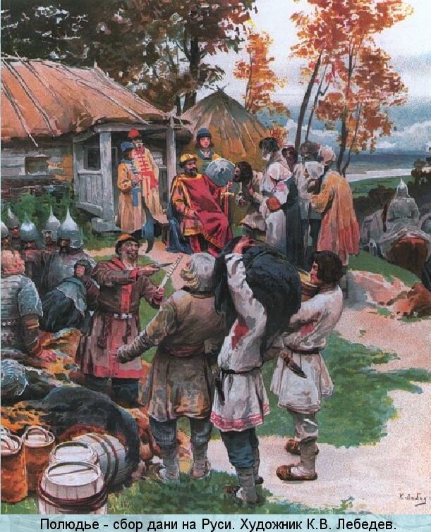 Процесс сбора дани