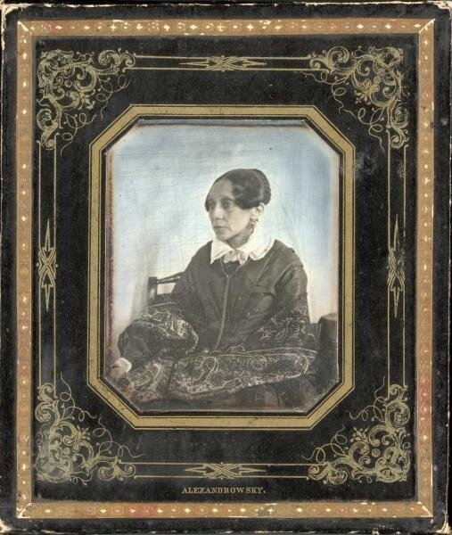 Женский портрет. Иван Александровский, 1853 – 1855 год, г. Санкт-Петербург, из архива МАММ/МДФ.

