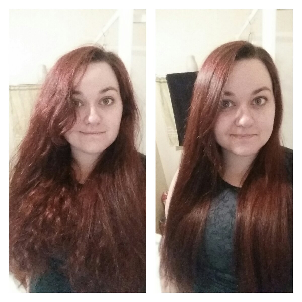 Идеально выпрямленные волосы будут хуже держать завивку.