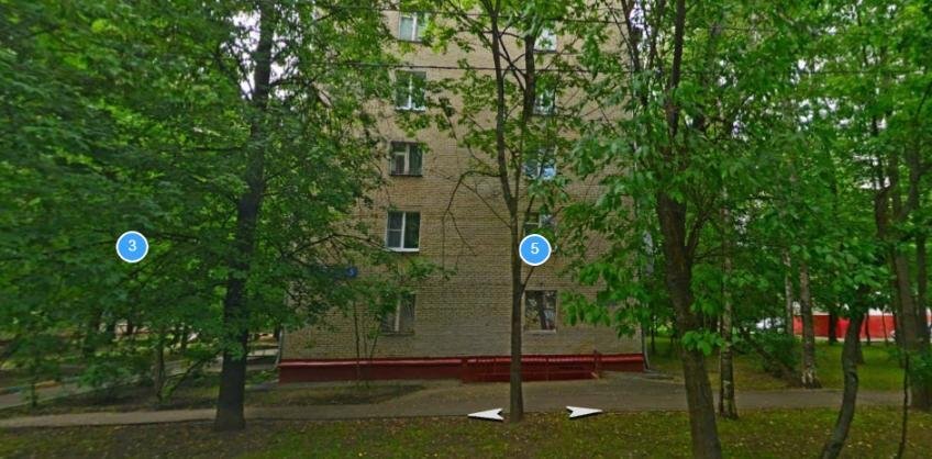 Пятиэтажный дом по адресу Парусный проезд, д.5. Фото: Яндекс.Карты. 