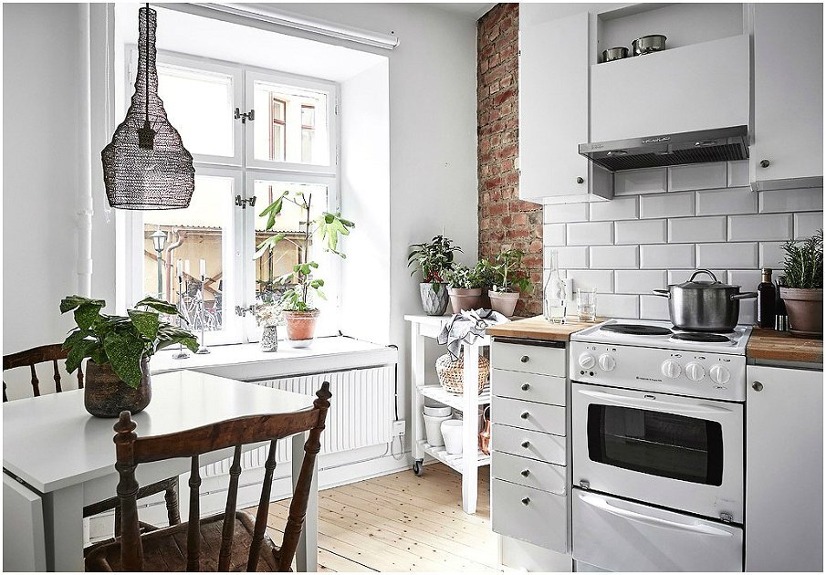 Белая кухня в интерьере — дизайн, фото, отзывы