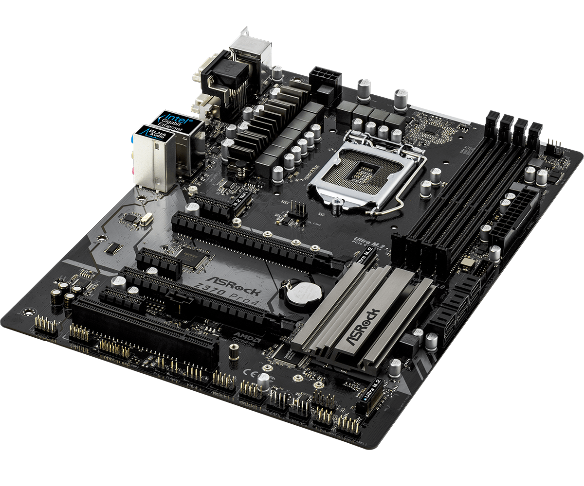 ASROCK Z370 PRO4 (стоимость примерно 7к)