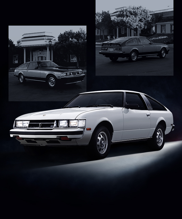 Toyota Celica Supre A40. Первое поколение выпускалось с 1978 по 1981. 
Фото с сайта toyota.ru