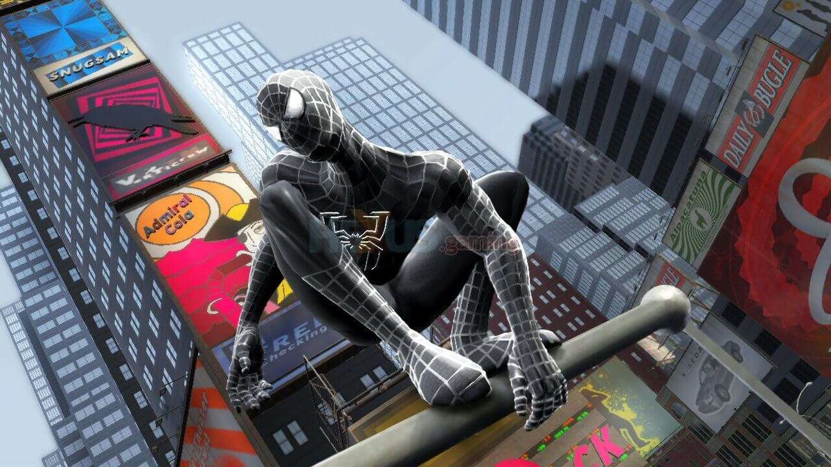 Черный человек паук.