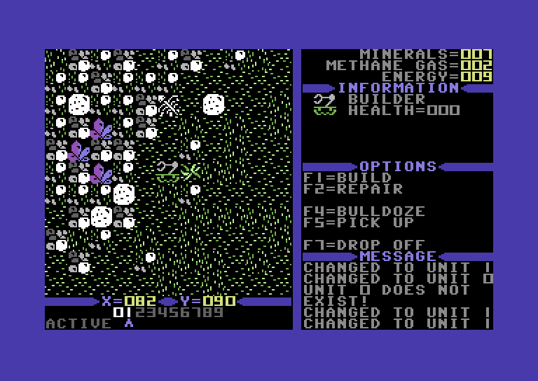 Planet X2 под Commodore 64