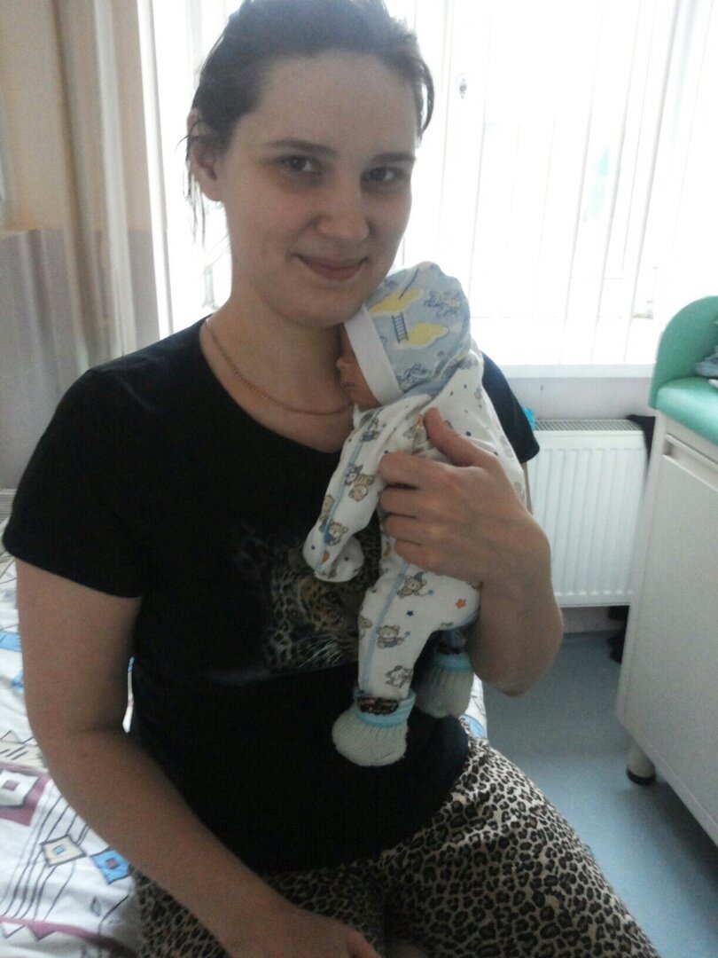 Первые дни жизни сына