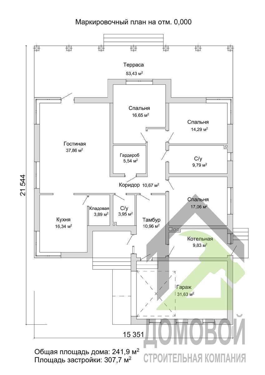 План этажа. Источник изображения: Канал "Строительство домов и бизнес" (zen.yandex.ru/id/5d319d8392414d00ad85d968), Яндекс Дзен.