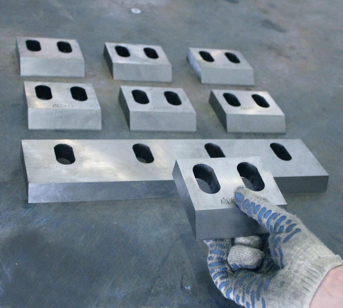 Комплект ножей для плоских дробилок