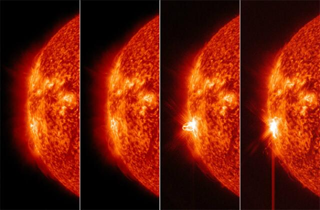 Вспышка 25 февраля 2014 года
