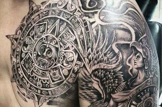 Ацтекские татуировки