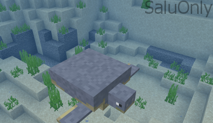 Оливковая черепаха в Майнкрафт