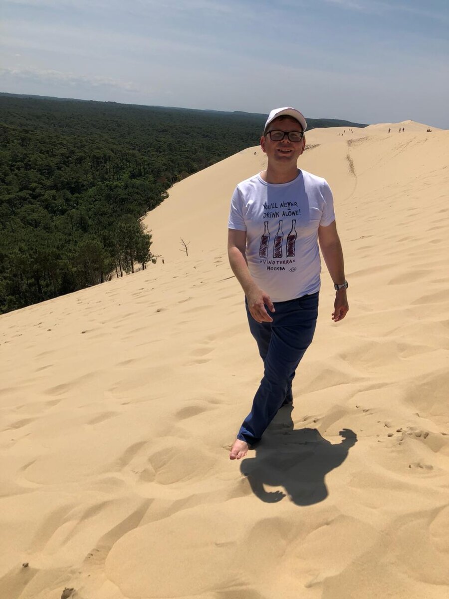 Поездки во Францию точно будут. На фото город Аркашон и дюна Пила. А пока дюны на Куршской Косе