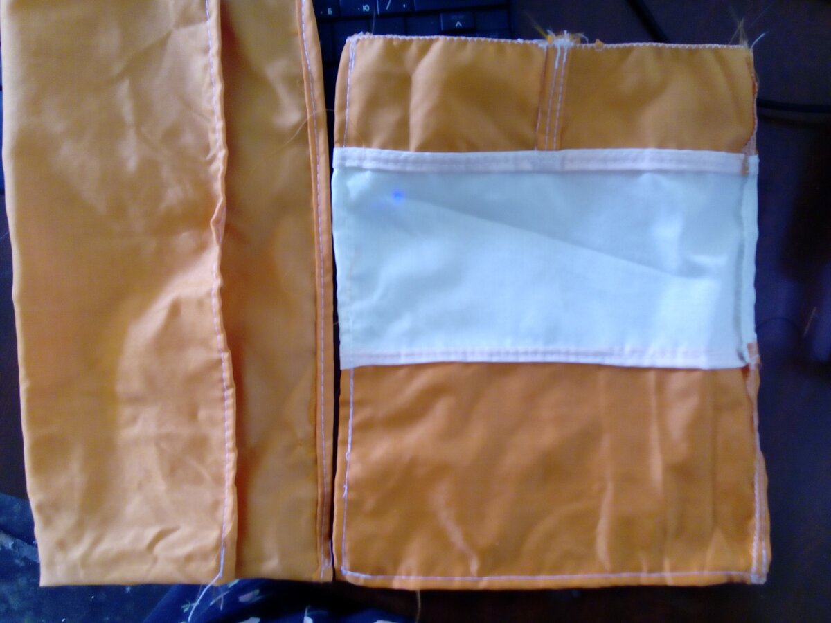 Подклад и чехол. Из одной и той же ткани.