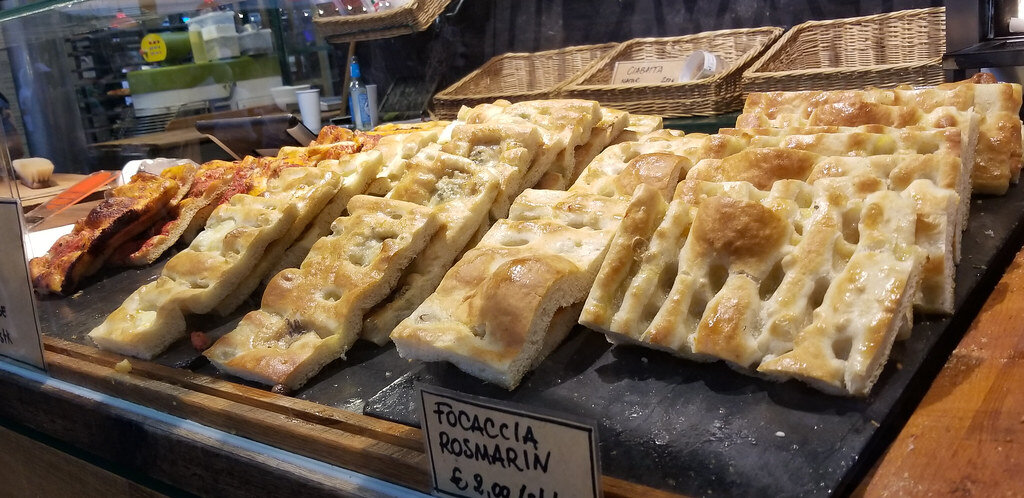 Традиционная фокачча в Италии