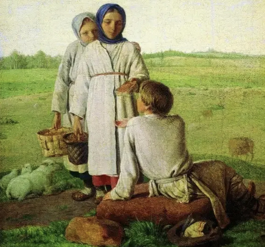 Крестьянские дети в рабочей одежде. Яндекс. Картинки 