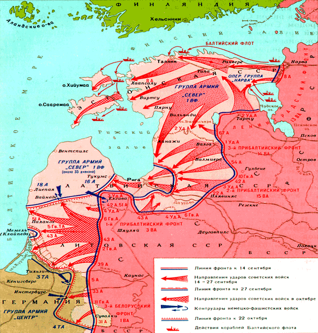 Освобождение Прибалтики 1944 год