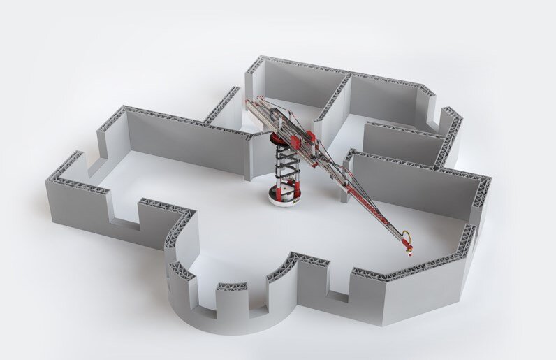 Строительный 3D-принтер Apis Сor (иллюстрация с сайта ecotechnica.com.ua)
