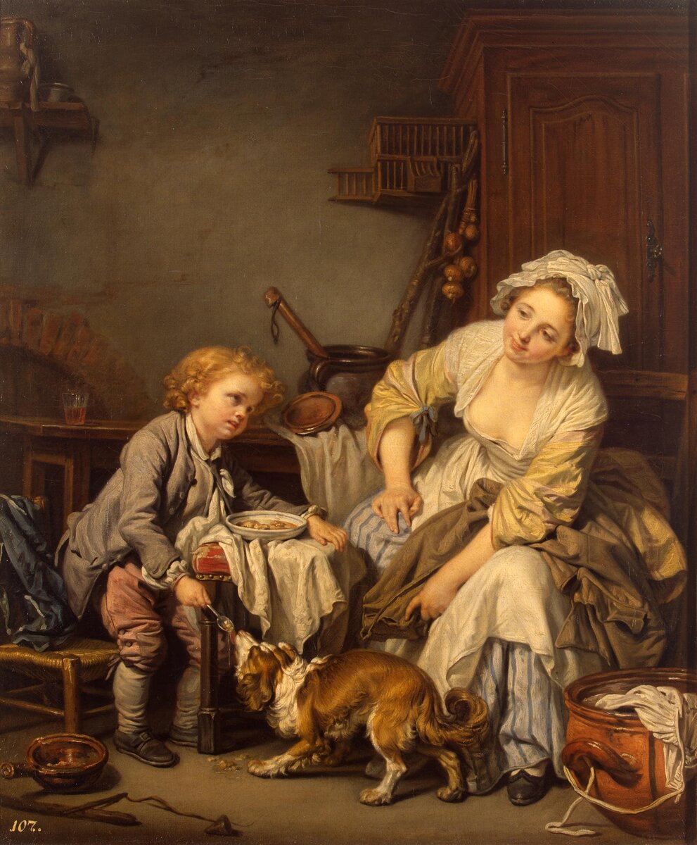 Жан Батист Грез. «Балованное дитя», 1765