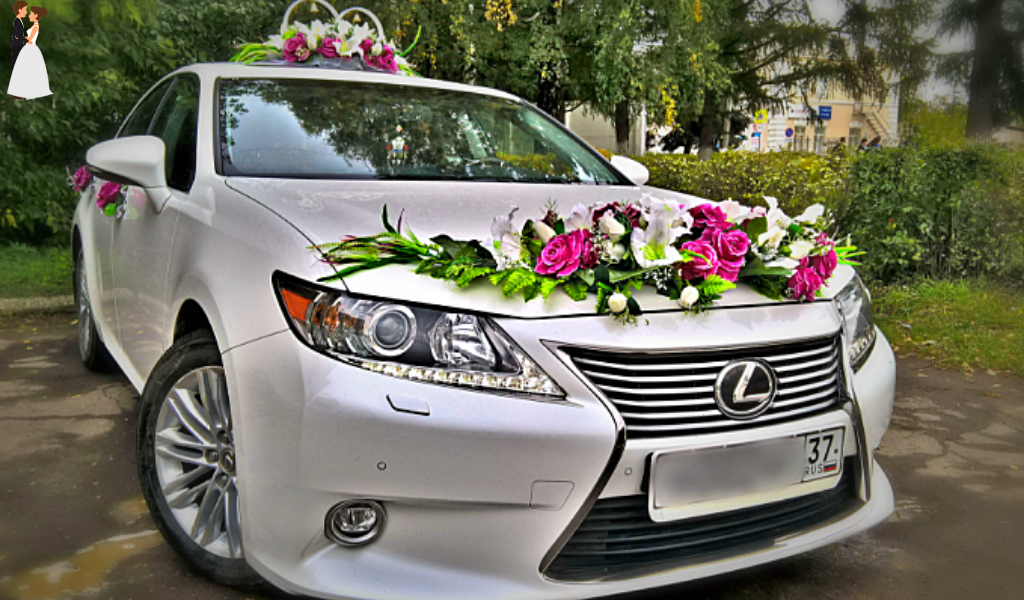 Как украсить машину на свадьбу?