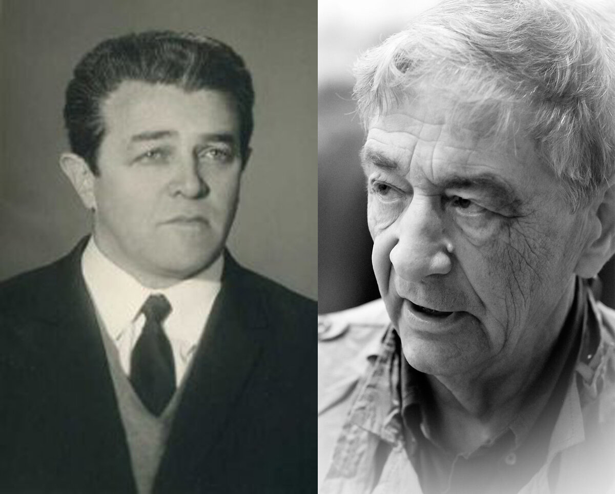                 Режиссер Роман Качанов                                 Писатель Эдуард Успенский                                      Источники фото: https://clck.ru/VV8cQ и https://clck.ru/VV8d9