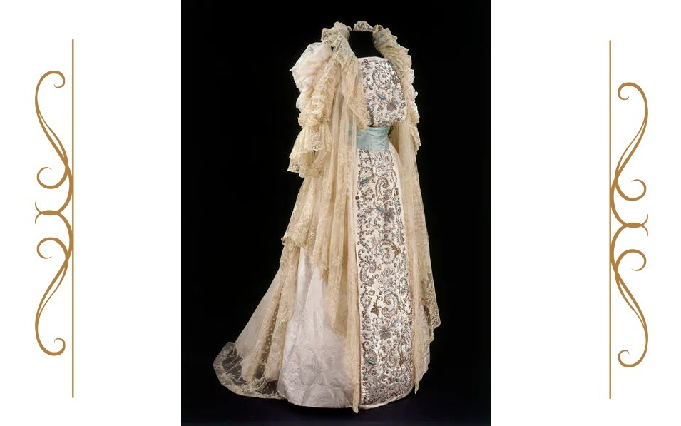 "Чайное платье" от Мэгги Руфф, 1900. (с) Из коллекции музея Виктории и Альберта (Лондон)