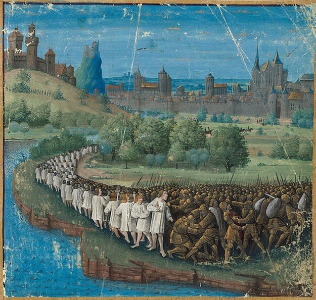 Крестовый поход бедняков (миниатюра 1474 года)