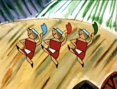 Кадр из мультфильма "Кот в сапогах" 1968г.