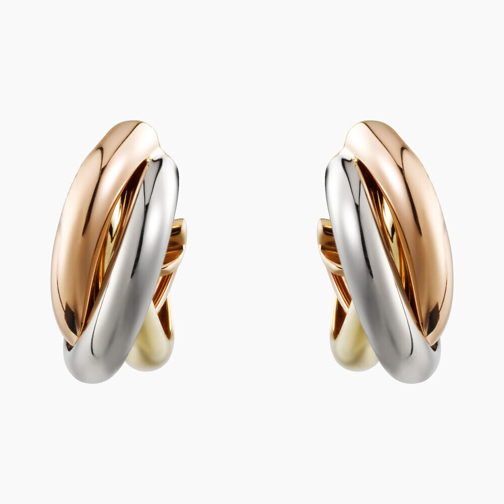 Серьги Cartier из коллекции «Trinity»