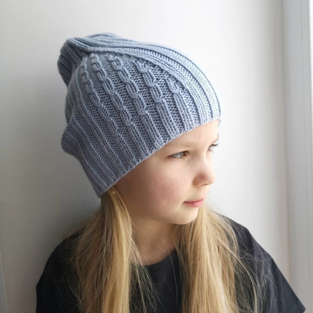 25 вариантов шапок для девочек на осень вязаных спицами со схемами, описанием и видео мк