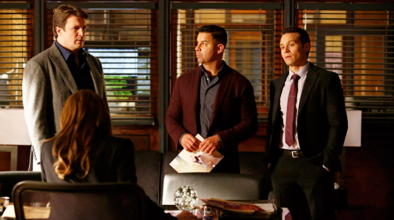 Кадр из сериала "Касл" (надо пролистать галерею))
