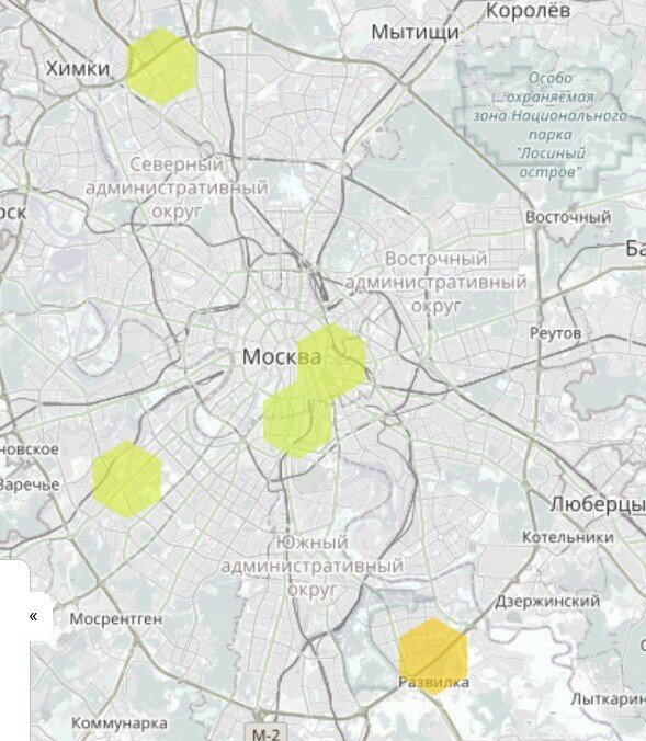 Карта шума в Москве. Источник: https://sensor.community/ru