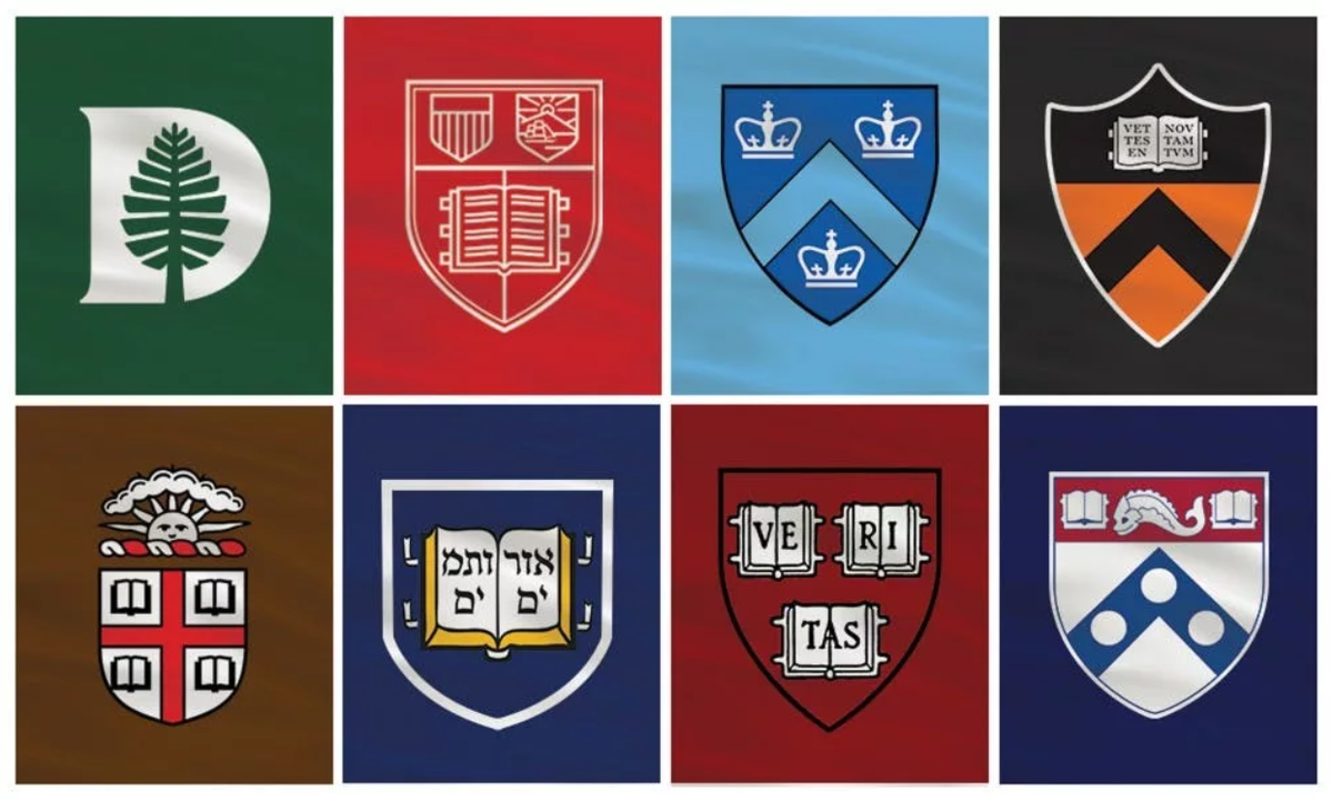 Ivy league universities. Гербы университетов Лиги плюща. Гарвардский университет лига плюща. Лига плюща Йельский университет. Лига плюща герб.