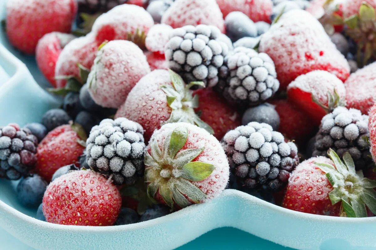 Замороженные ягоды и овощи