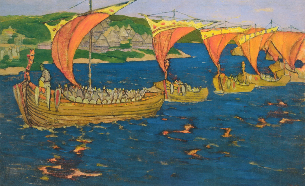 Н.Рерих. Иноземные гости