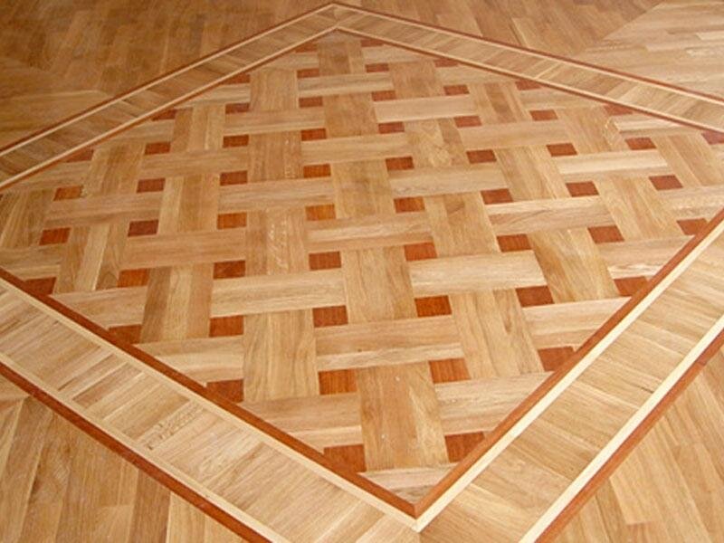 Один из вариантов паркетного щита. Выглядит очень достойно!