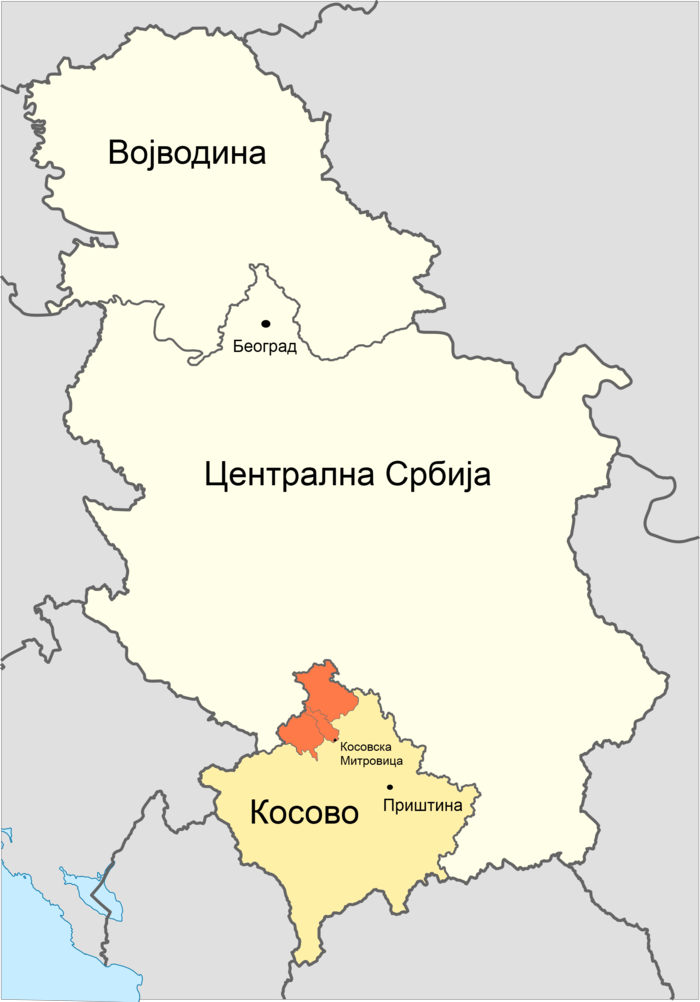 Карта сербия косово на карте