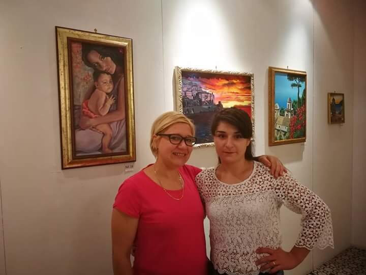 Наташа со старшей дочкой Оксаной