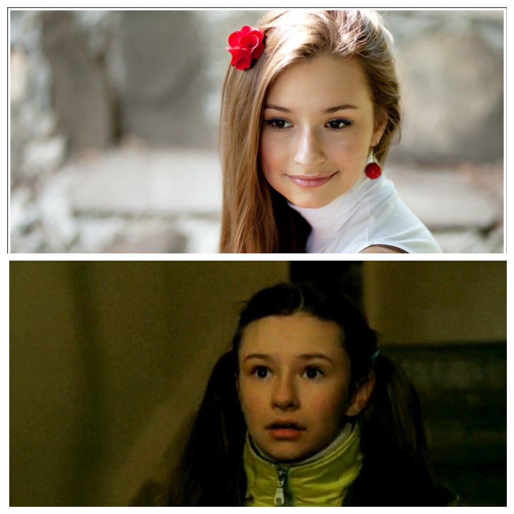 Рис:  Мария Рыбакова, в Ералаше и сейчас. Коллаж подготовлен автором статьи.  