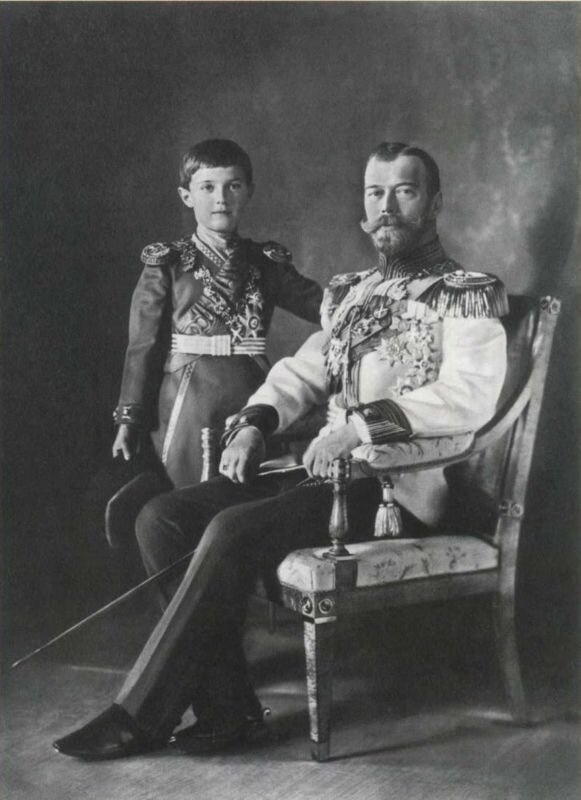 Николай II и наследник Алексей
