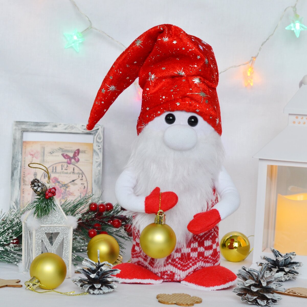 Интерьерная игрушка. Скандинавский гном