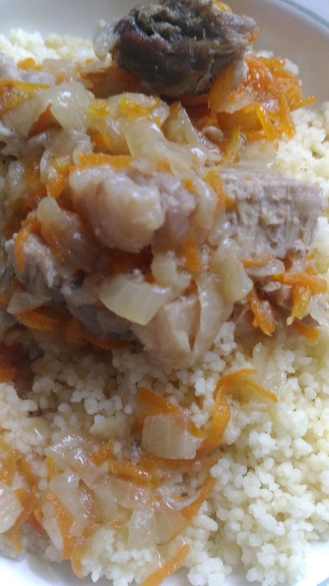 Кус-кус с подливкой.