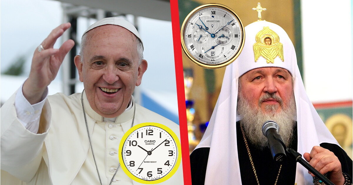 Патриарх кирилл фото часы