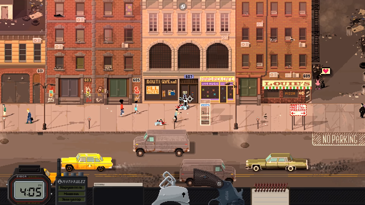 Кадры из игры "Beat Cop"