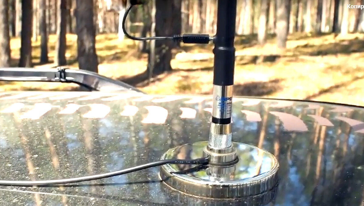 Автомобильная антенна OPEK HVT-400B на магните