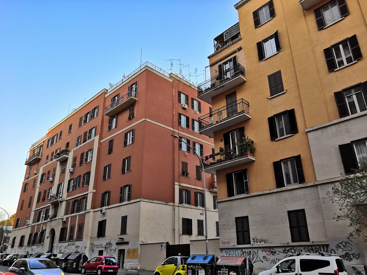 Римские многоквартирные дома.