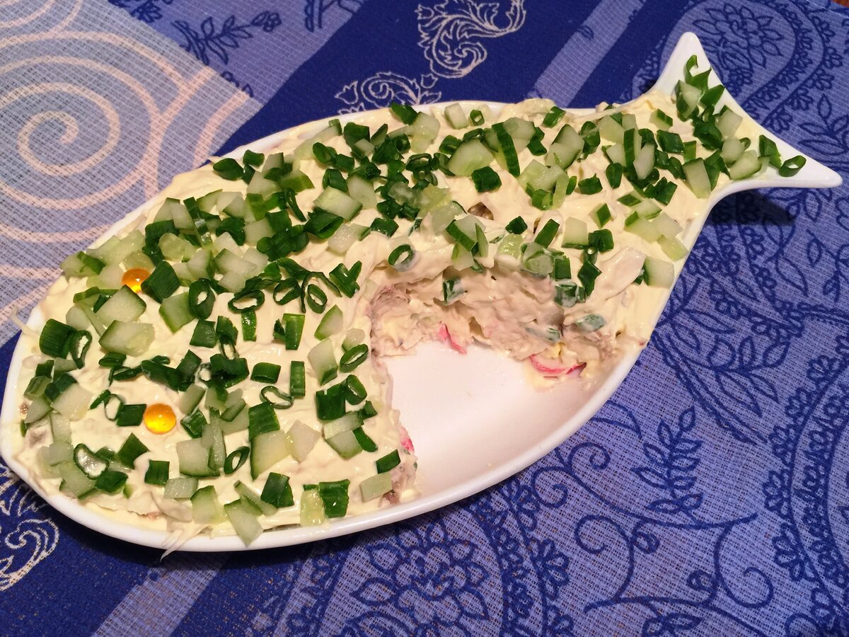 Салат "На дне морском"