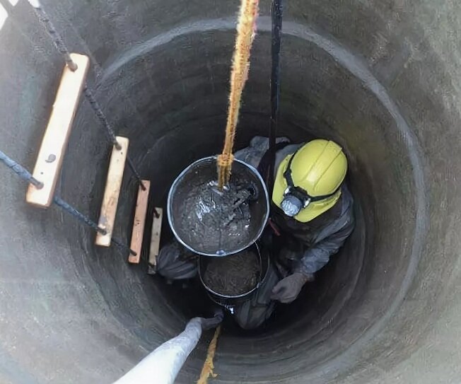 чистка колодца