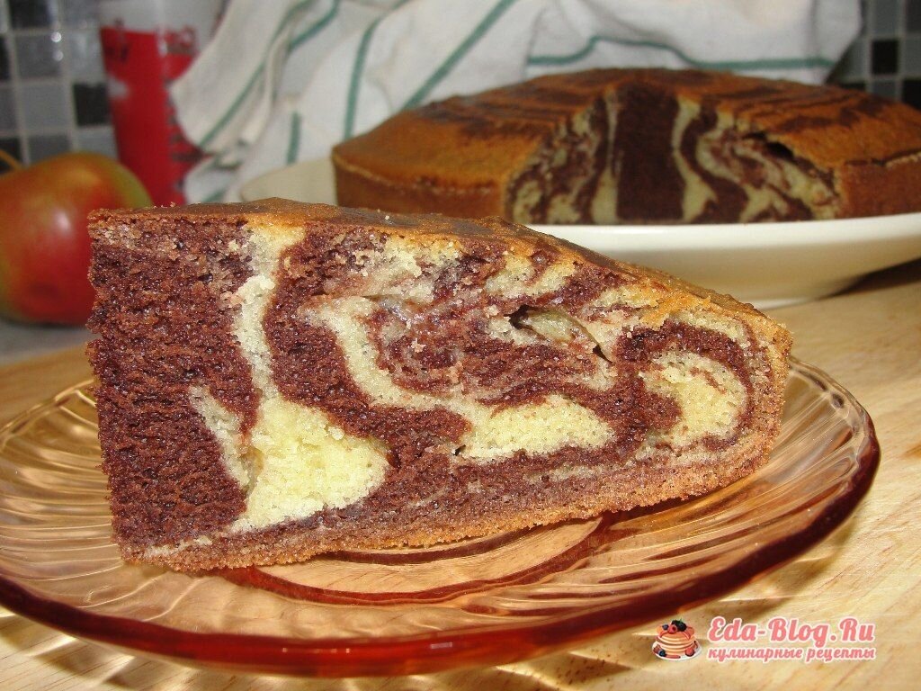 Пирог "Зебра" 