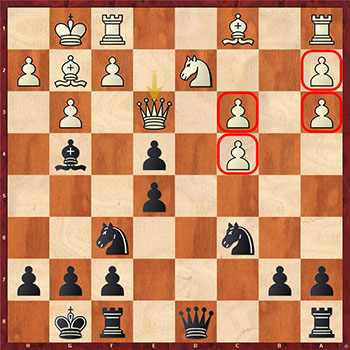 Положение после 13.Qe3